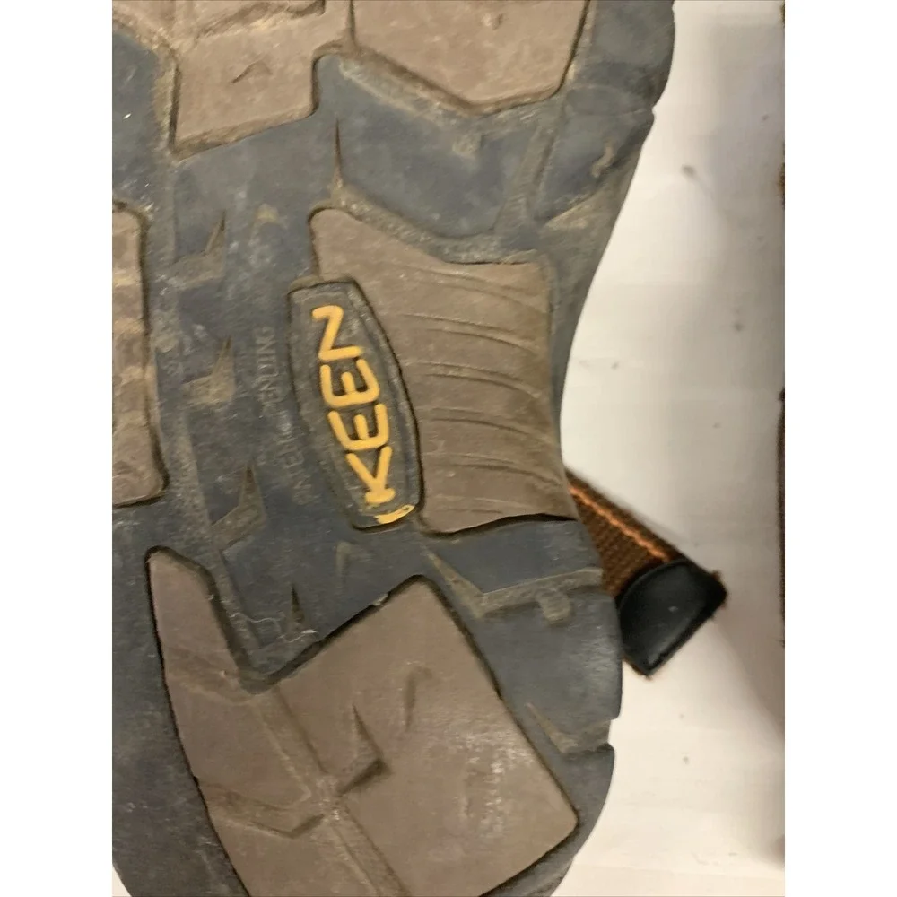 Keen Newport H2 Waterproof Sandals Brown Kids Size Rubbed Off Drawstring